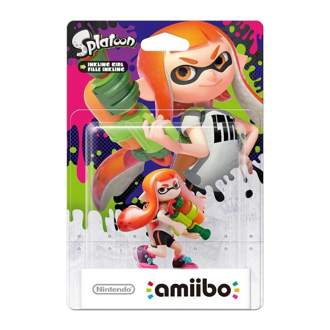 Splatoon Amiibo Figuur Splatoon Girl oranje