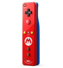 Controller Origineel Wii / Wii U - Motion Plus Rood Mario Edition - Nintendo