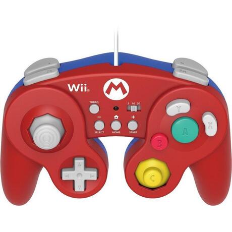Hori Super Smash Bros Controller - Mario Rood - Wii U